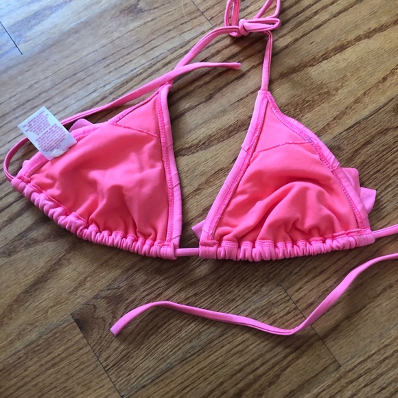 Pink Ruffle Bikini Top - Picture 2 of 3